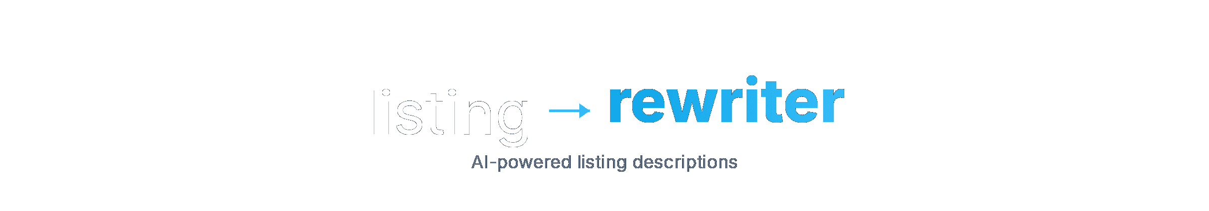 Listing Rewriter - AI-powered listing descriptions